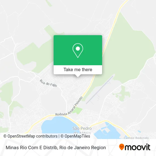 Minas Rio Com E Distrib map