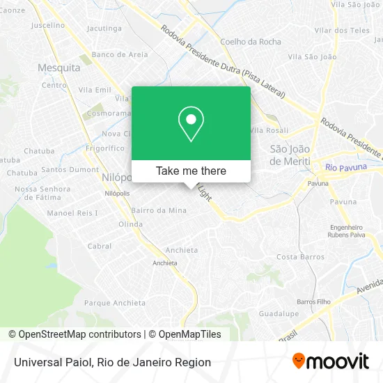 Universal Paiol map