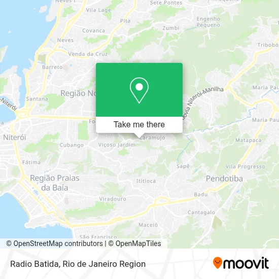Radio Batida map