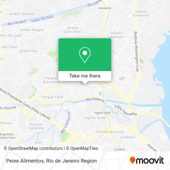 Peixe Alimentos map