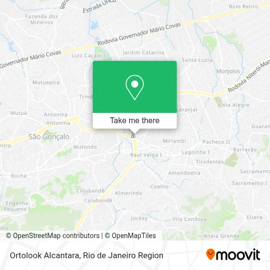 Ortolook Alcantara map
