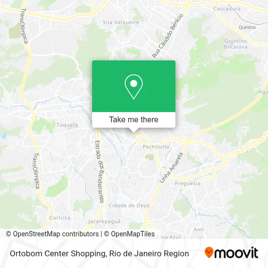 Ortobom Center Shopping map