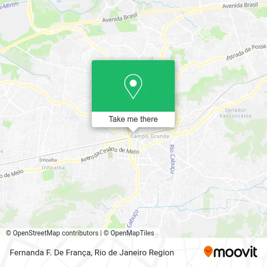 Fernanda F. De França map