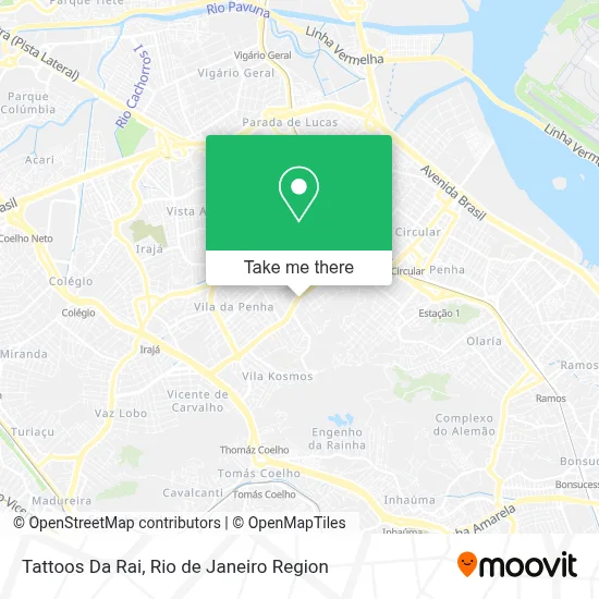 Tattoos Da Rai map