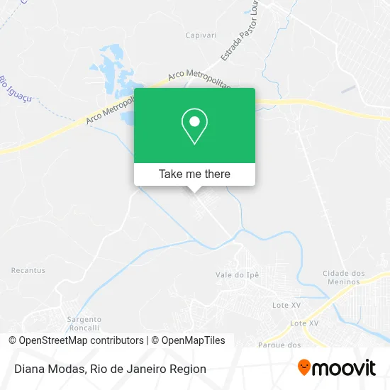 Diana Modas map