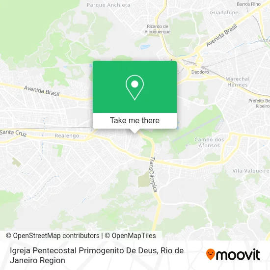 Igreja Pentecostal Primogenito De Deus map