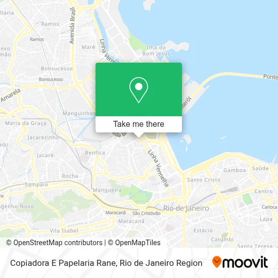 Copiadora E Papelaria Rane map