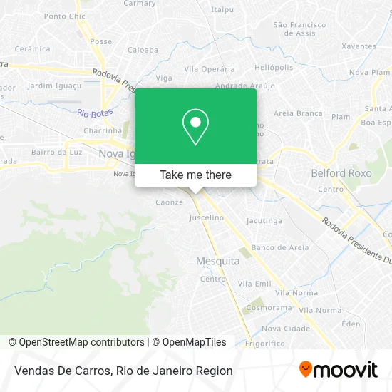 Vendas De Carros map