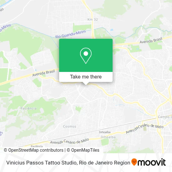 Vinicius Passos Tattoo Studio map