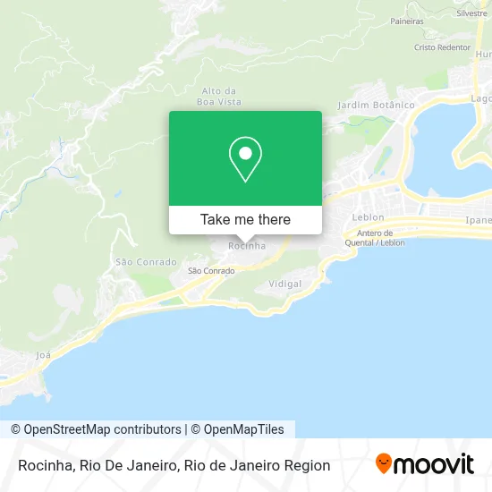 Rocinha, Rio De Janeiro map