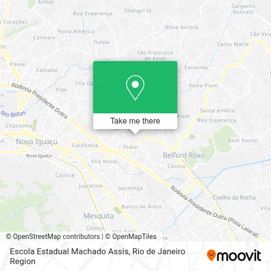 Escola Estadual Machado Assis map