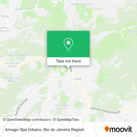 Amago Spa Urbano map