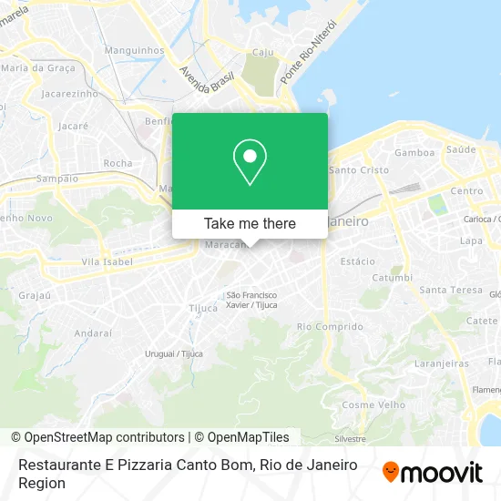 Restaurante E Pizzaria Canto Bom map