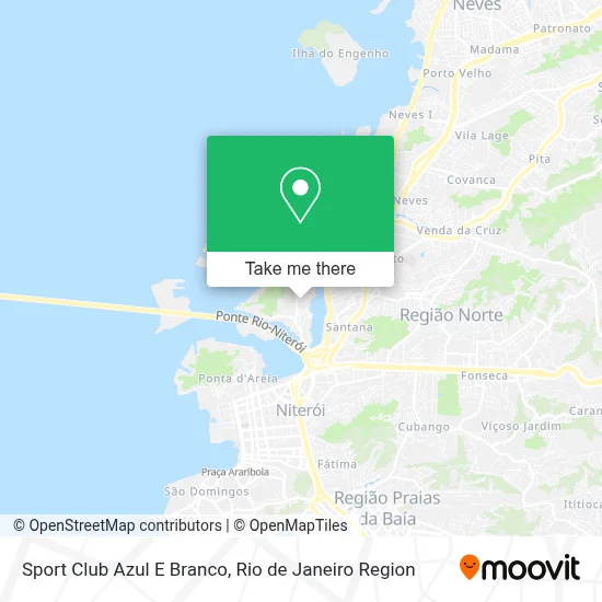 Sport Club Azul E Branco map