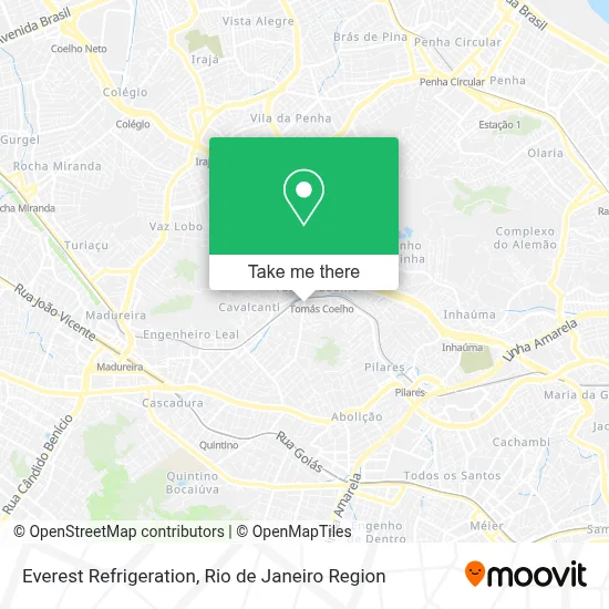 Everest Refrigeration map
