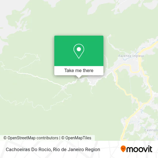 Cachoeiras Do Rocio map
