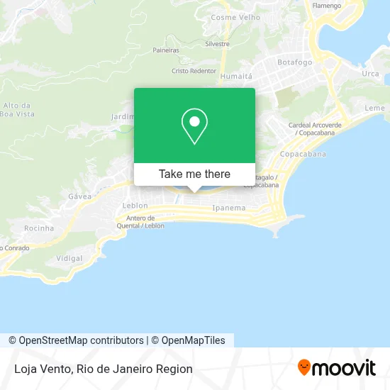 Loja Vento map
