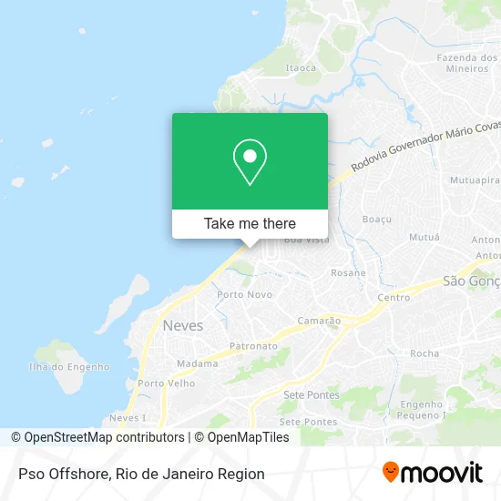 Pso Offshore map