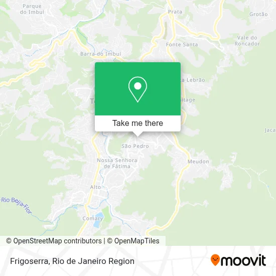 Frigoserra map