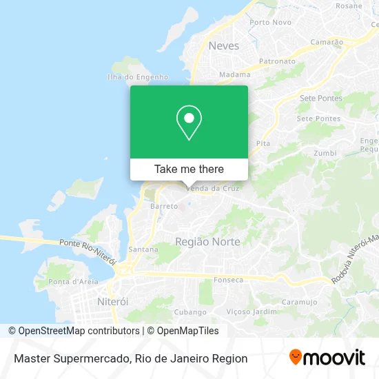 Master Supermercado map