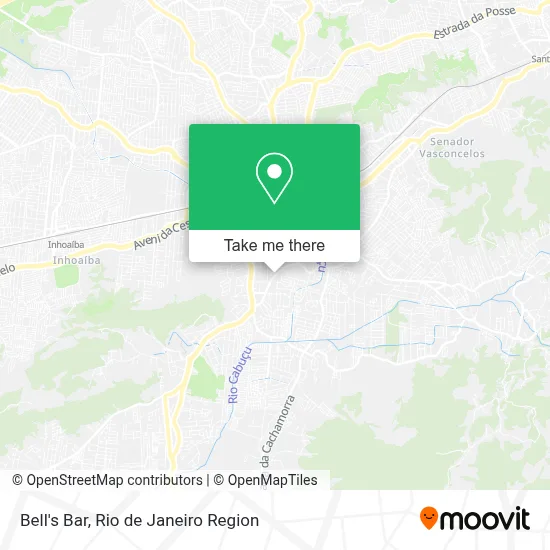 Bell's Bar map