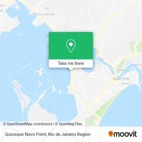 Quiosque Novo Point map