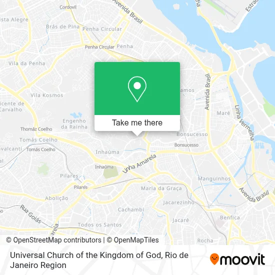Igreja Universal Do Reino De Deus map