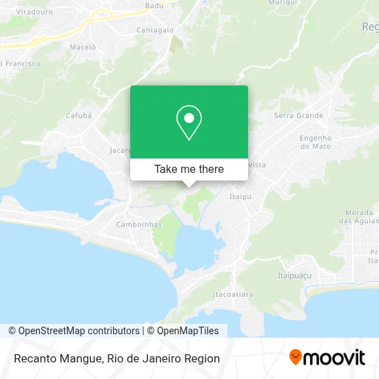 Recanto Mangue map