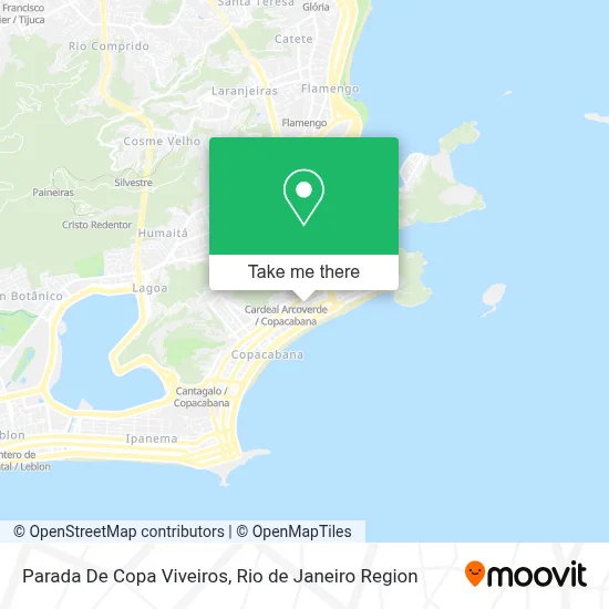 Parada De Copa Viveiros map