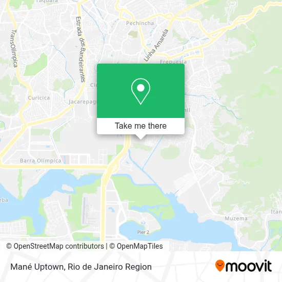 Mané Uptown map