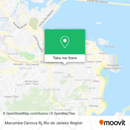 Macumba Carioca Rj map
