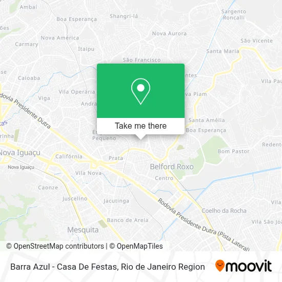 Barra Azul - Casa De Festas map