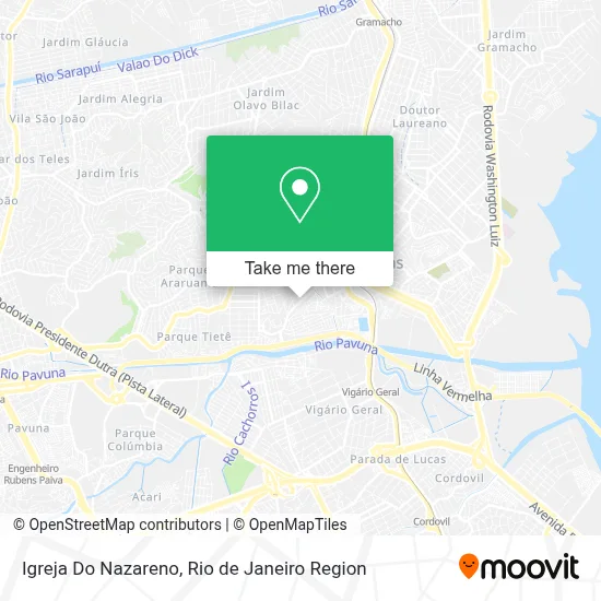 Igreja Do Nazareno map