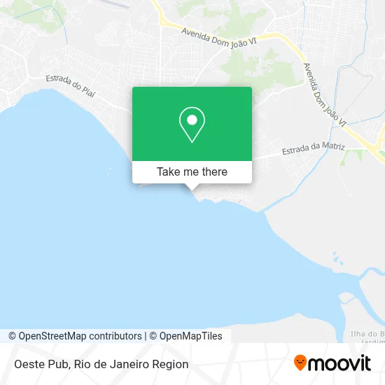 Oeste Pub map