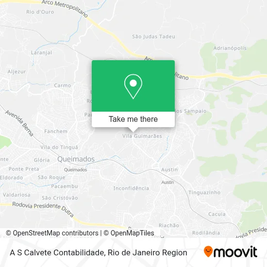 A S Calvete Contabilidade map