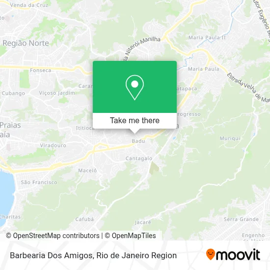 Barbearia Dos Amigos map