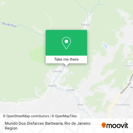 Mundo Dos Disfarces Barbearia map