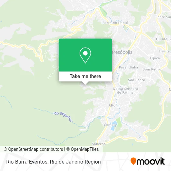 Rio Barra Eventos map