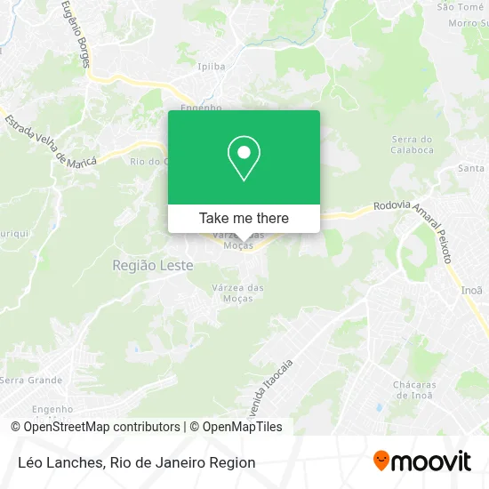 Léo Lanches map