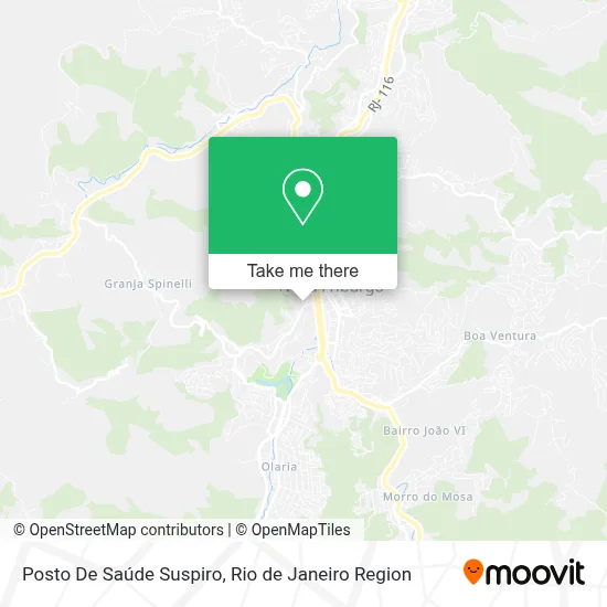 Posto De Saúde Suspiro map