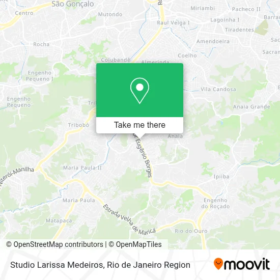 Studio Larissa Medeiros map