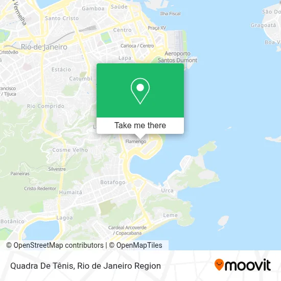 Quadra De Tênis map