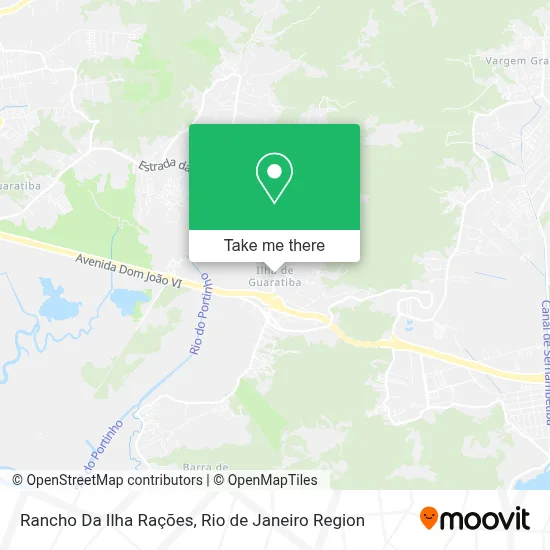 Rancho Da Ilha Rações map
