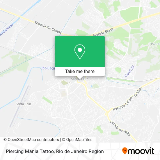 Piercing Mania Tattoo map