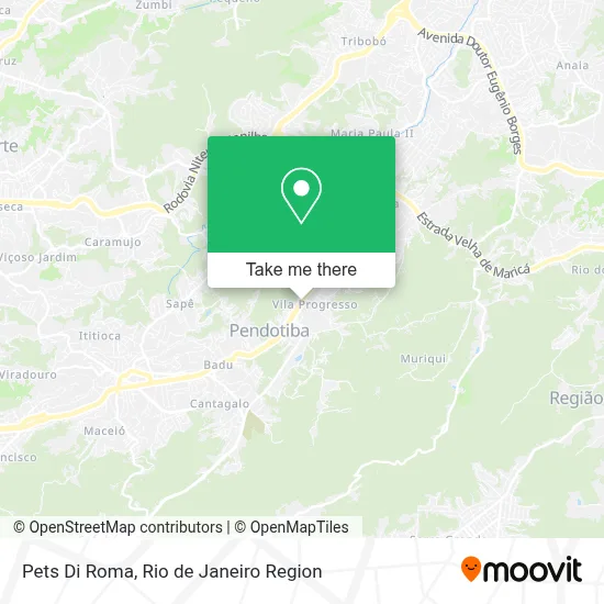 Pets Di Roma map