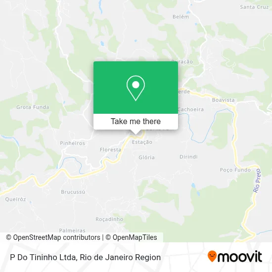 P Do Tininho Ltda map
