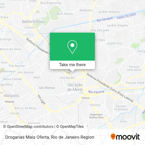Drogarias Mais Oferta map