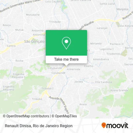 Renault Dinisa map