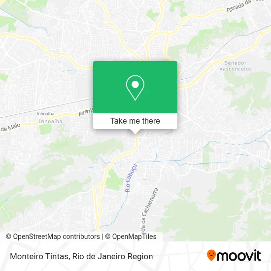 Monteiro Tintas map