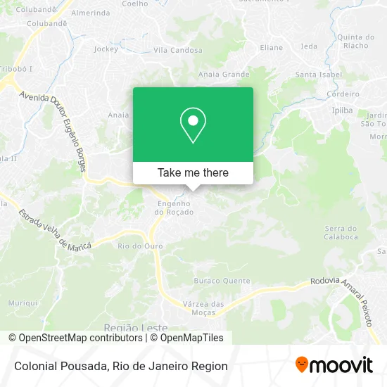 Colonial Pousada map